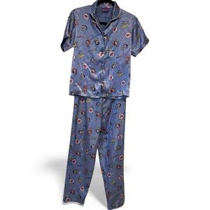 Vintage y2k 2pc Cartoon Network Power Puff Girls pajama Set S/M